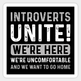 Introverts Unite Magnet